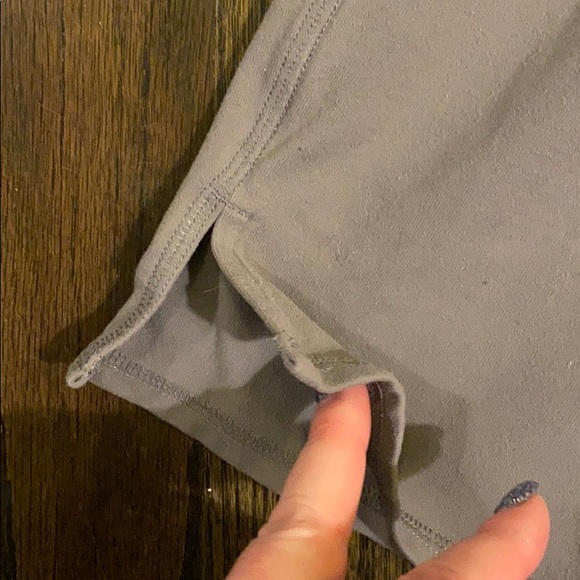 Athleta Gray Crop Cropped Leggings M Medium GUC - Picture 9 of 10